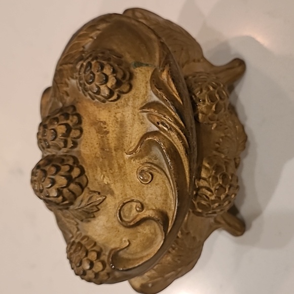 Antique Ormolu Jewelry Box Bronze Footed Jewelry Casket